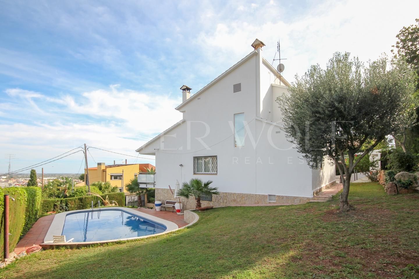 Vista exterior de Casa o chalet en venta en Castelldefels con Aire acondicionado, Calefacción y Jardín privado