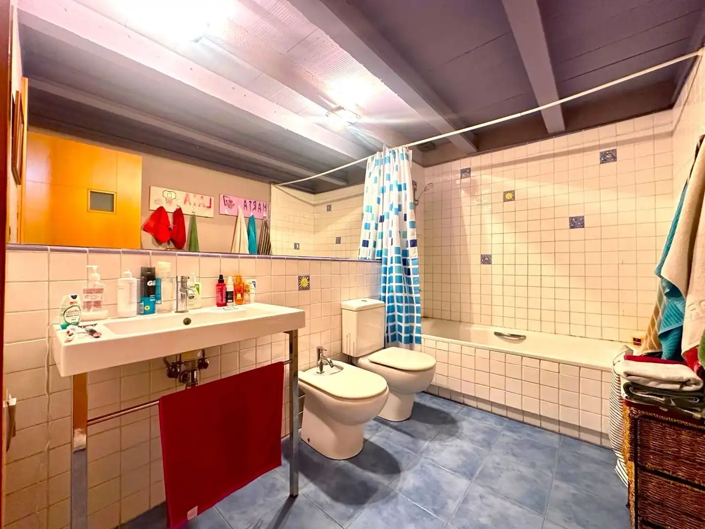Badezimmer von Haus oder Chalet zum Verkauf in Granollers mit Klimaanlage, Privatgarten und Terrasse