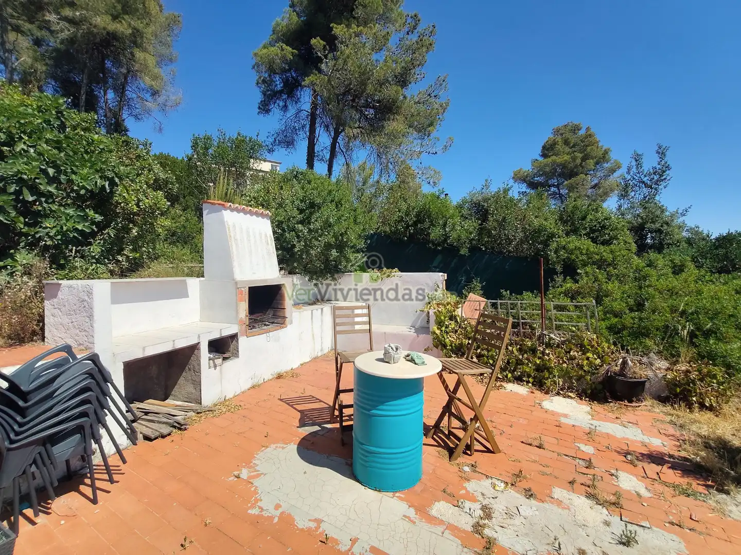 Terrassa de Casa o xalet en venda en Vallirana amb Aire condicionat, Calefacció i Jardí privat