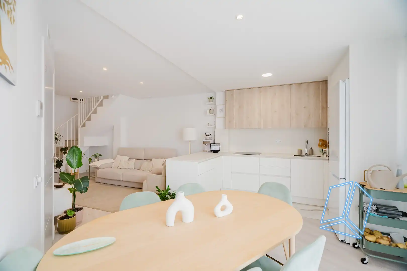Sala de estar de Dúplex en venta en Passeig Maragall