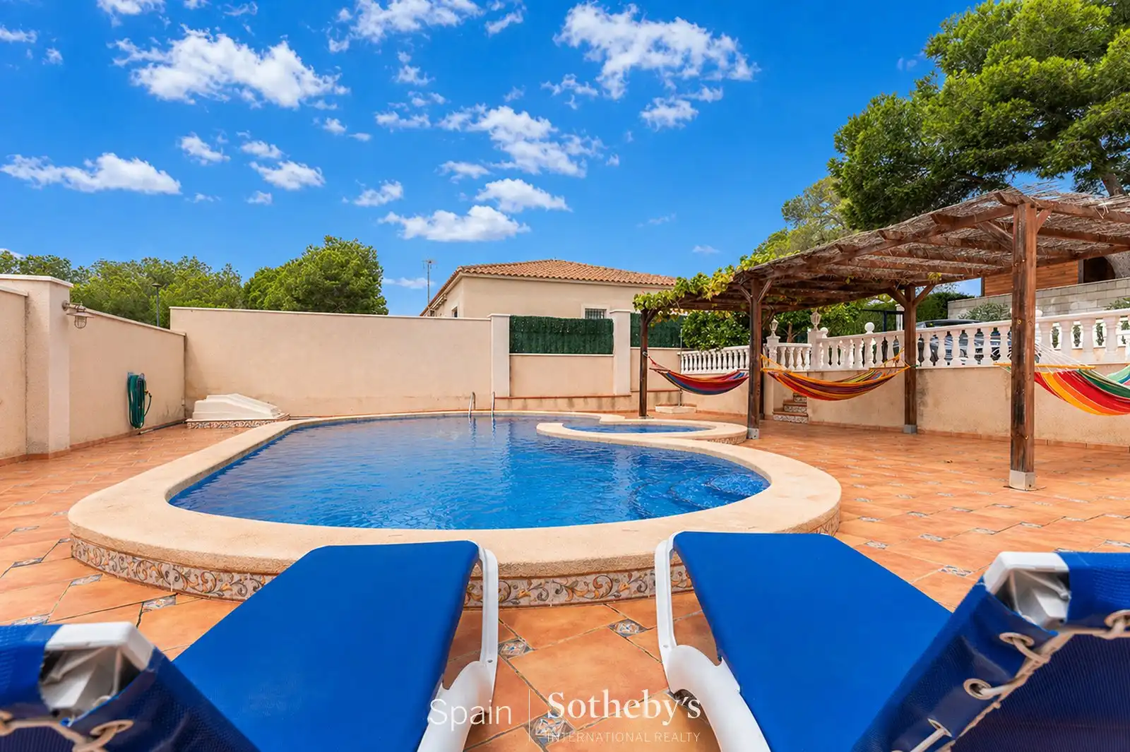 Piscina de Casa o chalet en venta en Pilar de la Horadada con Aire acondicionado, Calefacción y Jardín privado