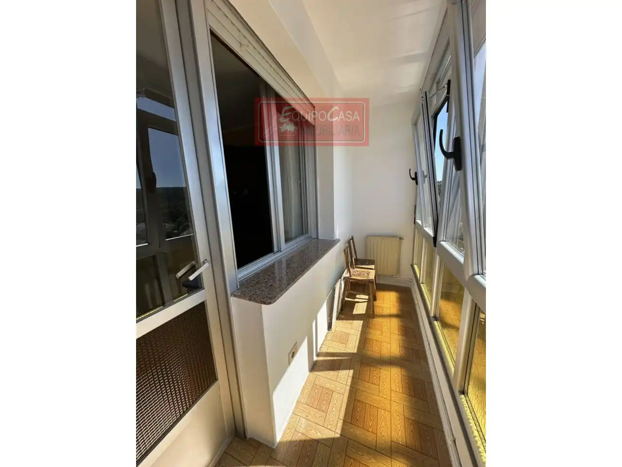 Balcony of Flat for sale in Begonte  with Heating, Private garden and Parquet flooring