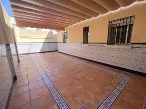 Terrace of Houses for sale in Dos Hermanas  with Air Conditioner, Private garden and Furnished