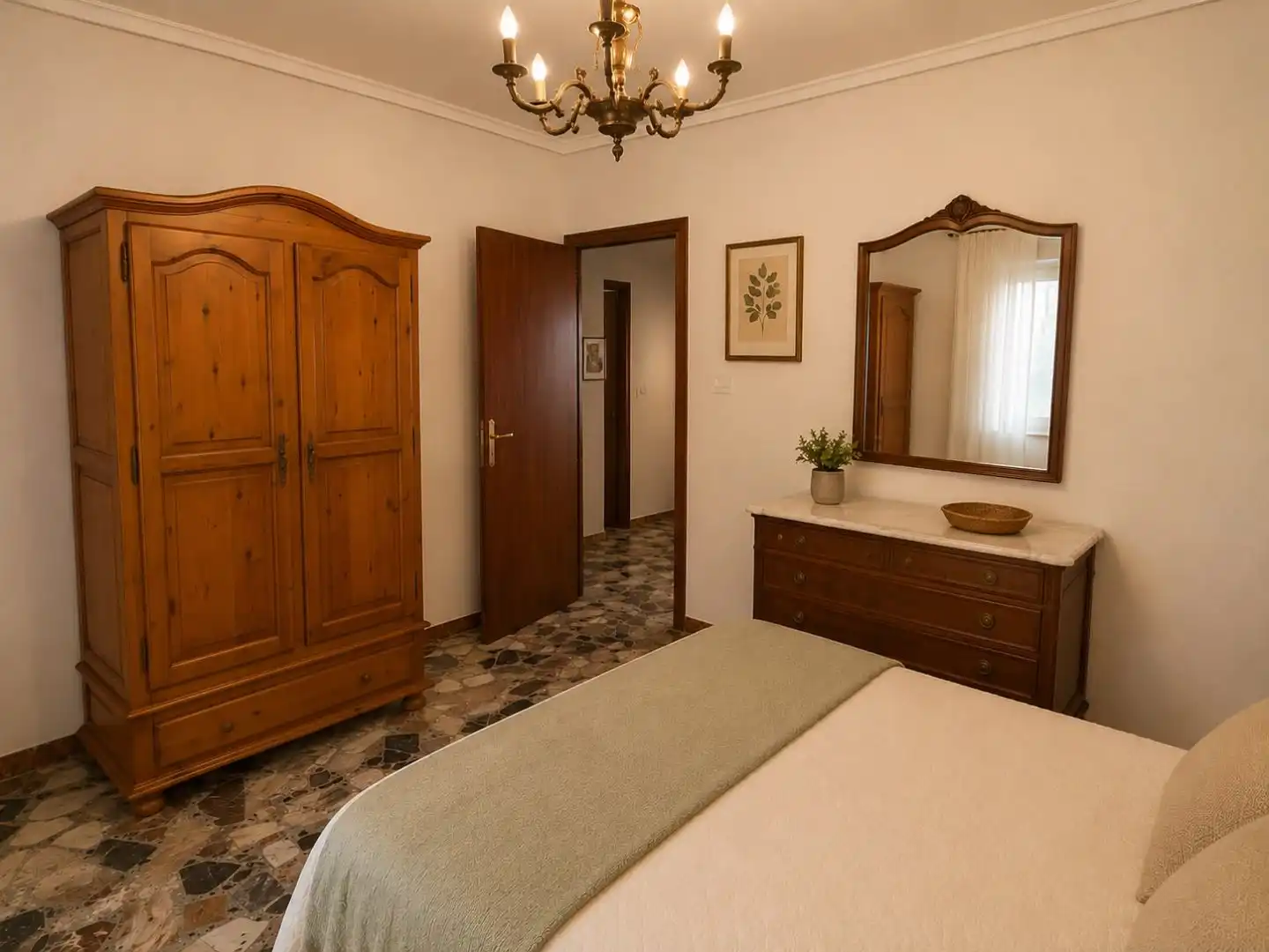 Dormitori de Casa o xalet en venda en Loscos amb Terrassa i Balcó