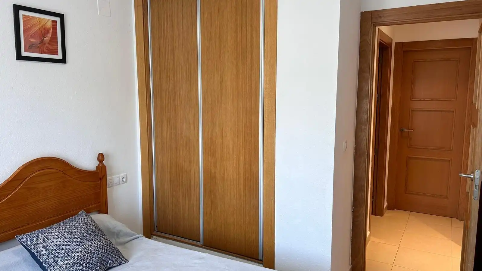 Dormitori de Pis de lloguer en Torre-Pacheco amb Aire condicionat, Calefacció i Jardí privat