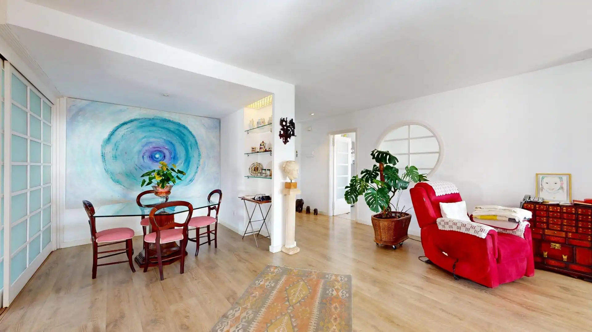 Sala de estar de Piso en venta en Calvià con Parquet, Terraza y Trastero