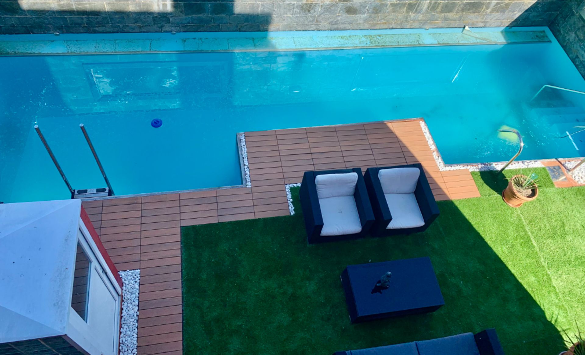 Piscina de Casa adosada en venda en Valladolid Capital amb Calefacció, Jardí privat i Terrassa