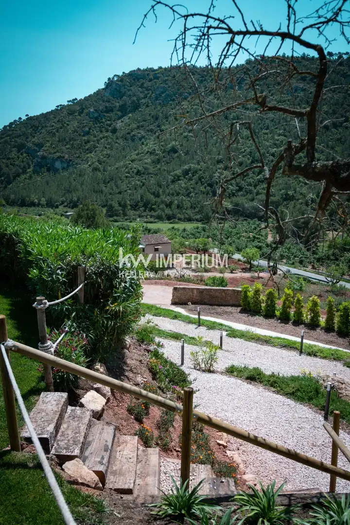 Jardí de Casa o xalet en venda en Colldejou amb Aire condicionat, Jardí privat i Terrassa