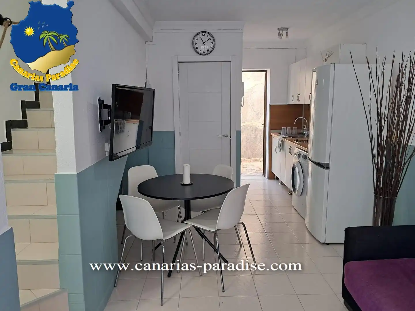 Küche von Maisonette zum Verkauf in Mogán mit Klimaanlage, Terrasse und Möbliert