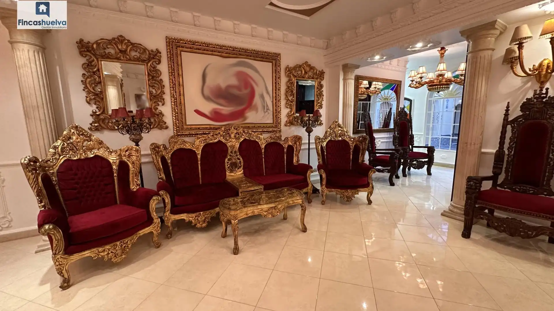 Living room of Houses for sale in Moguer  with Private garden, Terrace and Storage room