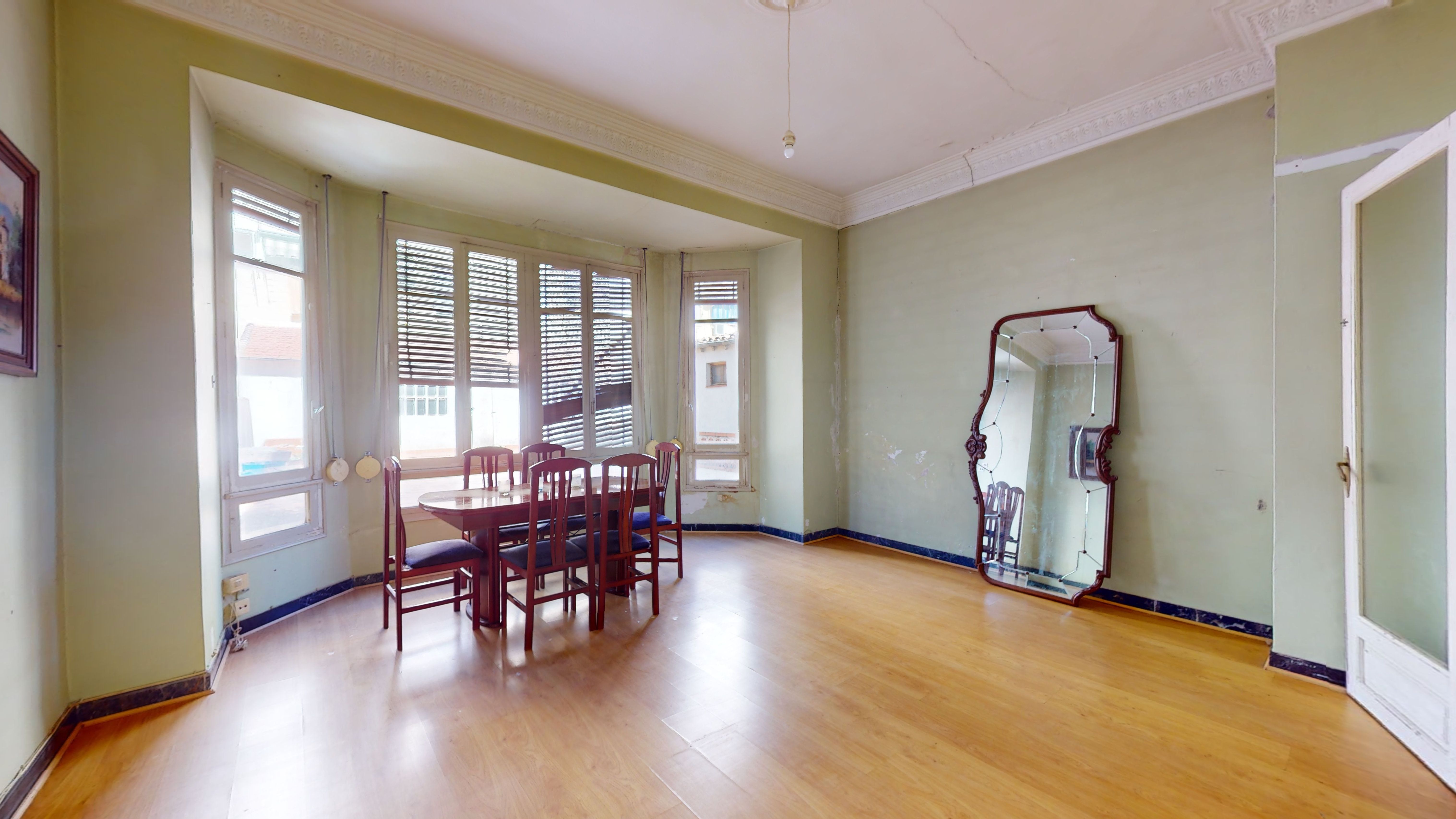 Dining room of Flat for sale in Alcoy / Alcoi  with Parquet flooring, Terrace and Balcony