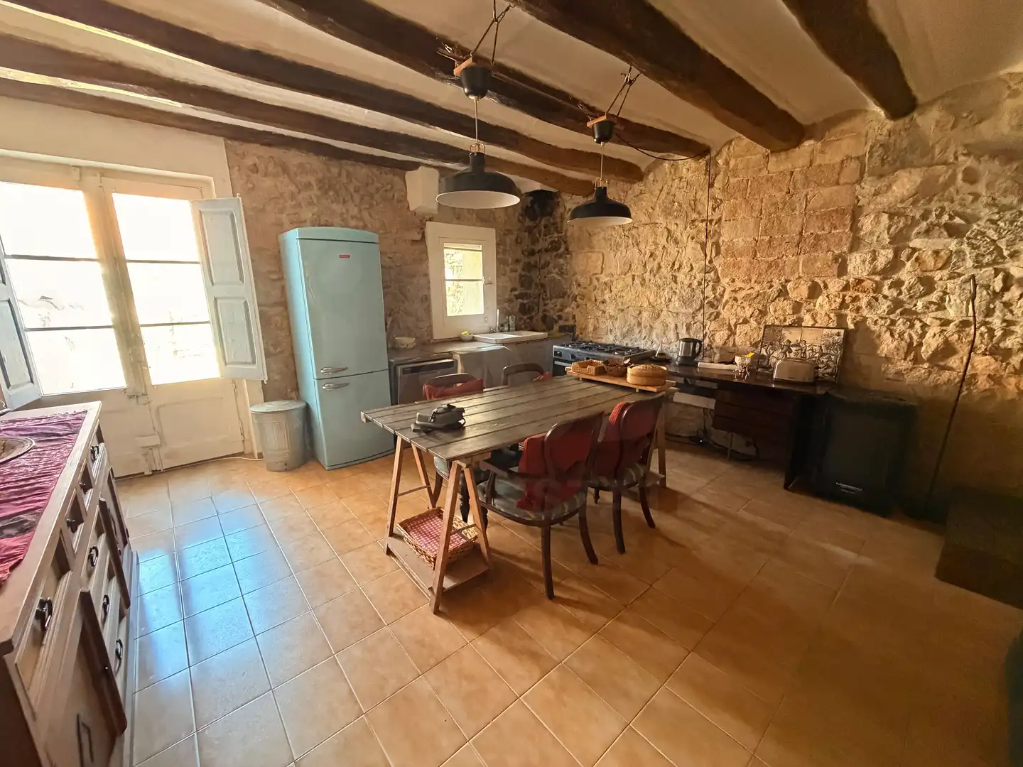 Cocina de Casa o chalet en venta en Vallirana con Calefacción y Terraza