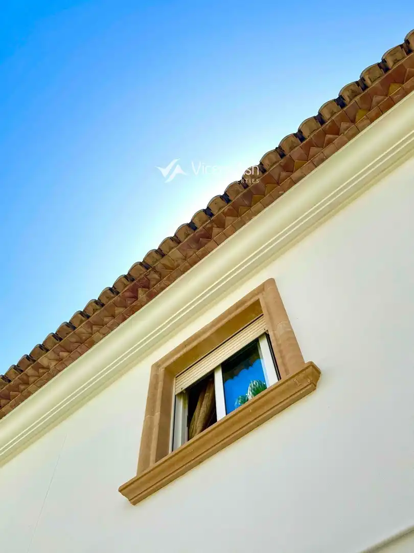 Vista exterior de Casa adosada en venda en Jávea / Xàbia amb Calefacció, Piscina i Piscina comunitària