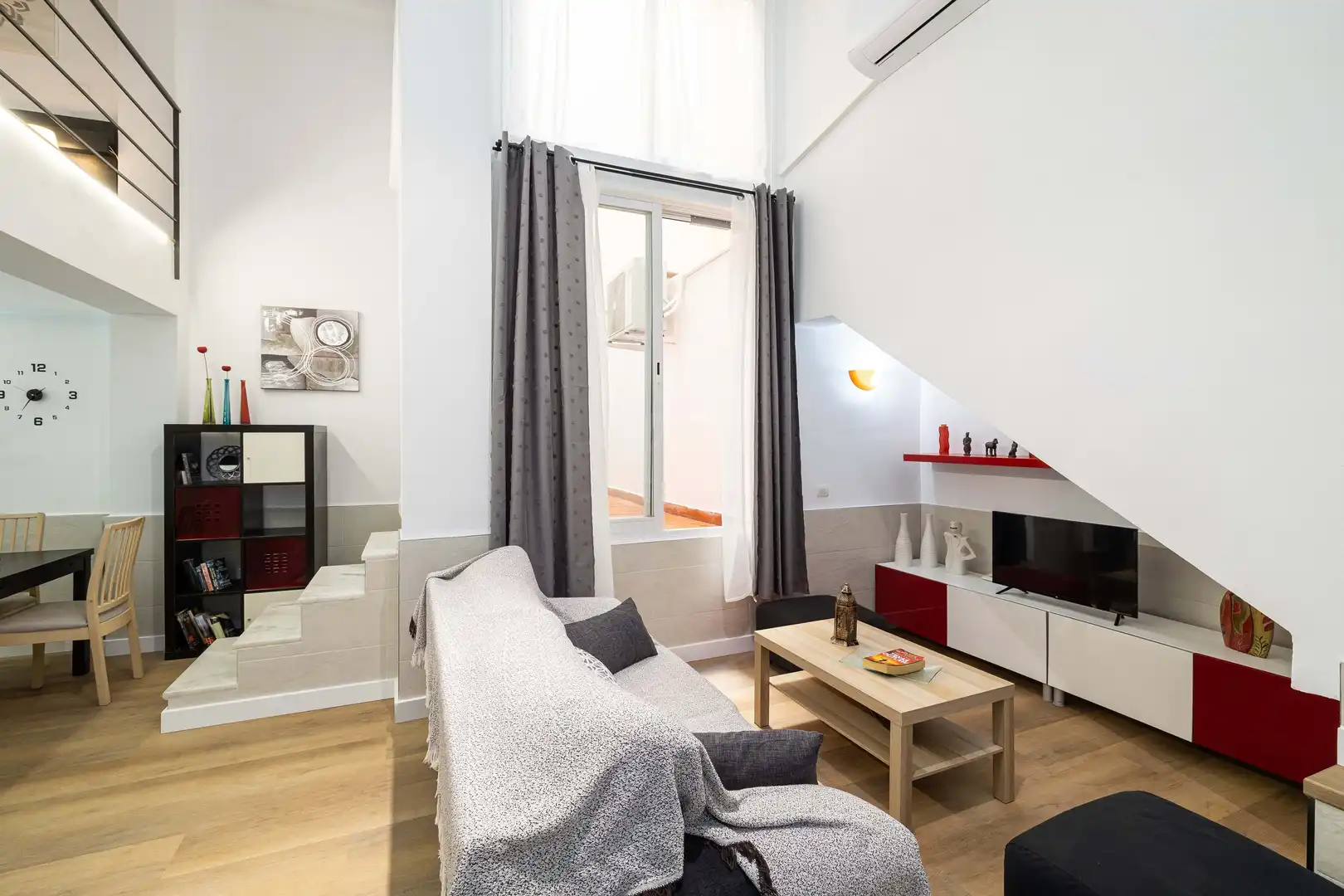 Wohnzimmer von Maisonette zum Verkauf in Málaga mit Klimaanlage, Heizung und Terrasse