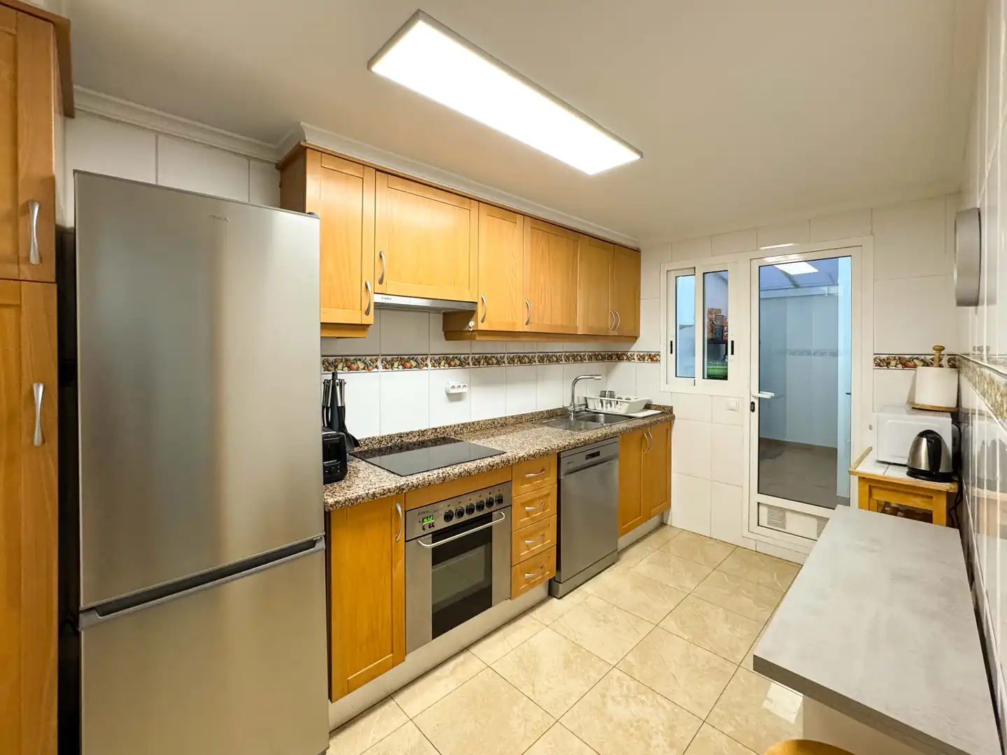 Kitchen of Flat for rent in Dénia  with Air Conditioner, Terrace and Furnished