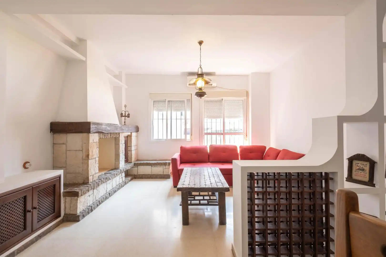 Sala de estar de Dúplex en venta en Sevilla con Aire acondicionado y Piscina comunitaria
