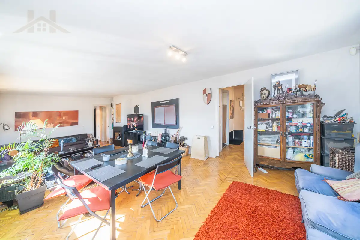 Sala d'estar de Pis en venda en El Escorial amb Aire condicionat, Calefacció i Parquet