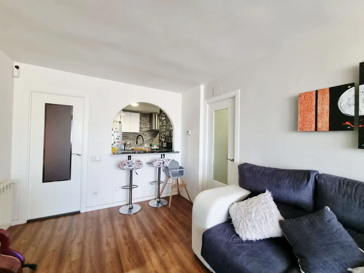 Wohnzimmer von Wohnung zum Verkauf in Fuenlabrada mit Klimaanlage, Heizung und Terrasse