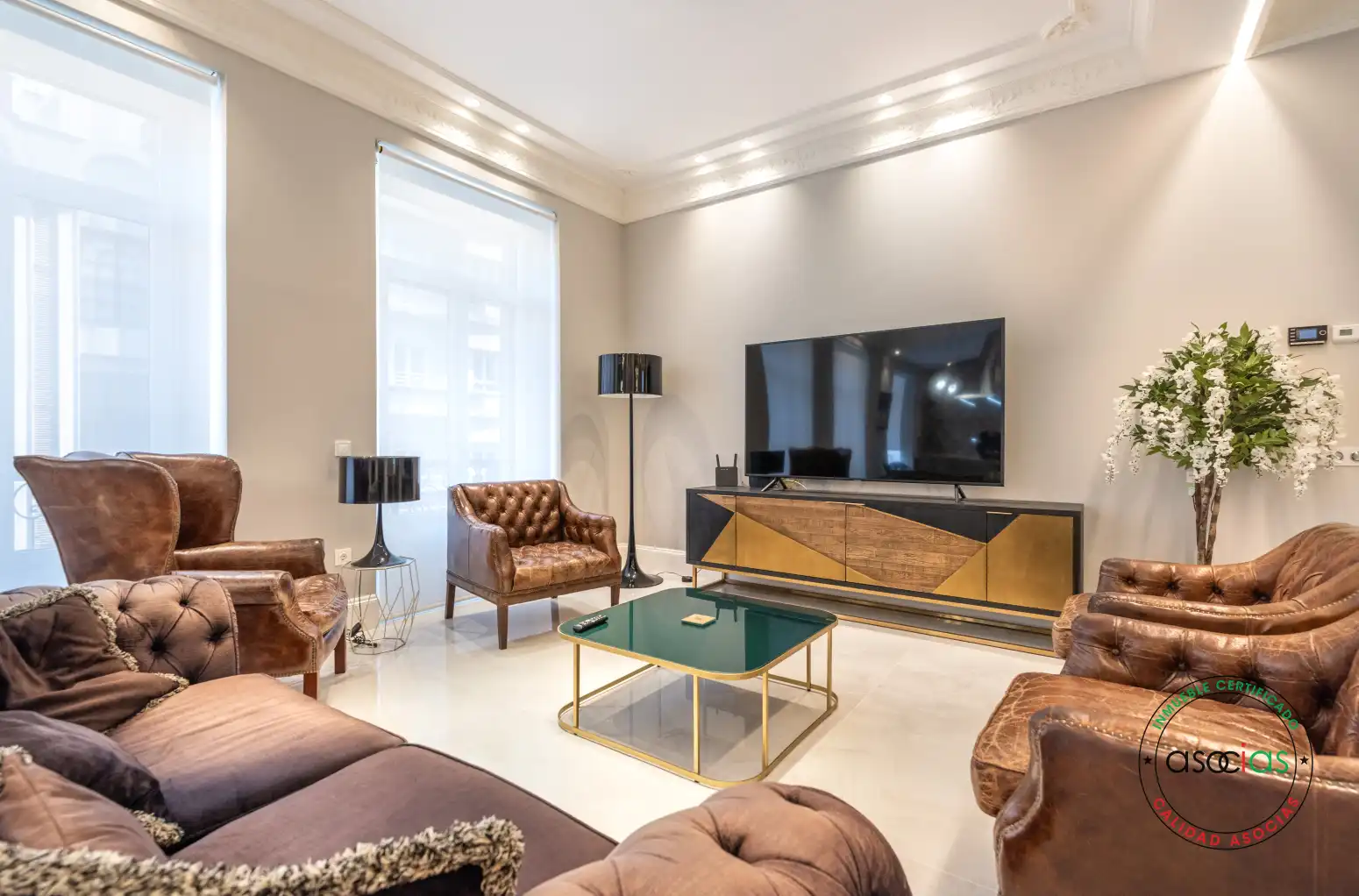 Wohnzimmer von Wohnung zum Verkauf in Gijón  mit Heizung