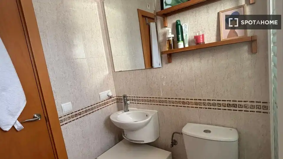 Bathroom of Apartments for share in Sevilla  with Air Conditioner, Terrace and Furnished