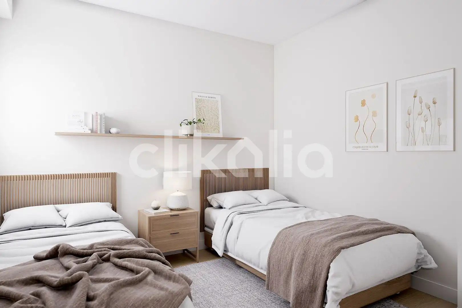 Bedroom of Flat for sale in Madrid  with Air Conditioner, Heating and Terrace