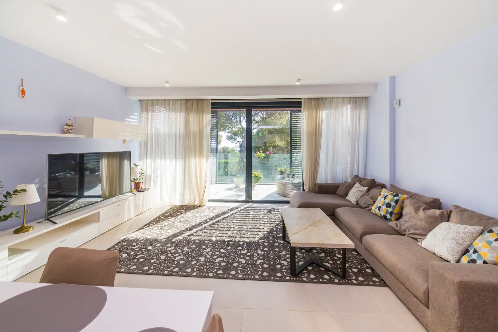 Living room of Flat for sale in Castell d'Aro, Platja d'Aro i s'Agaró  with Air Conditioner, Heating and Terrace