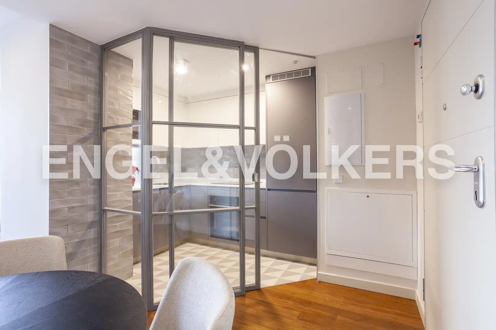 Kitchen of Flat for rent in Madrid  with Air Conditioner, Heating and Swimming Pool
