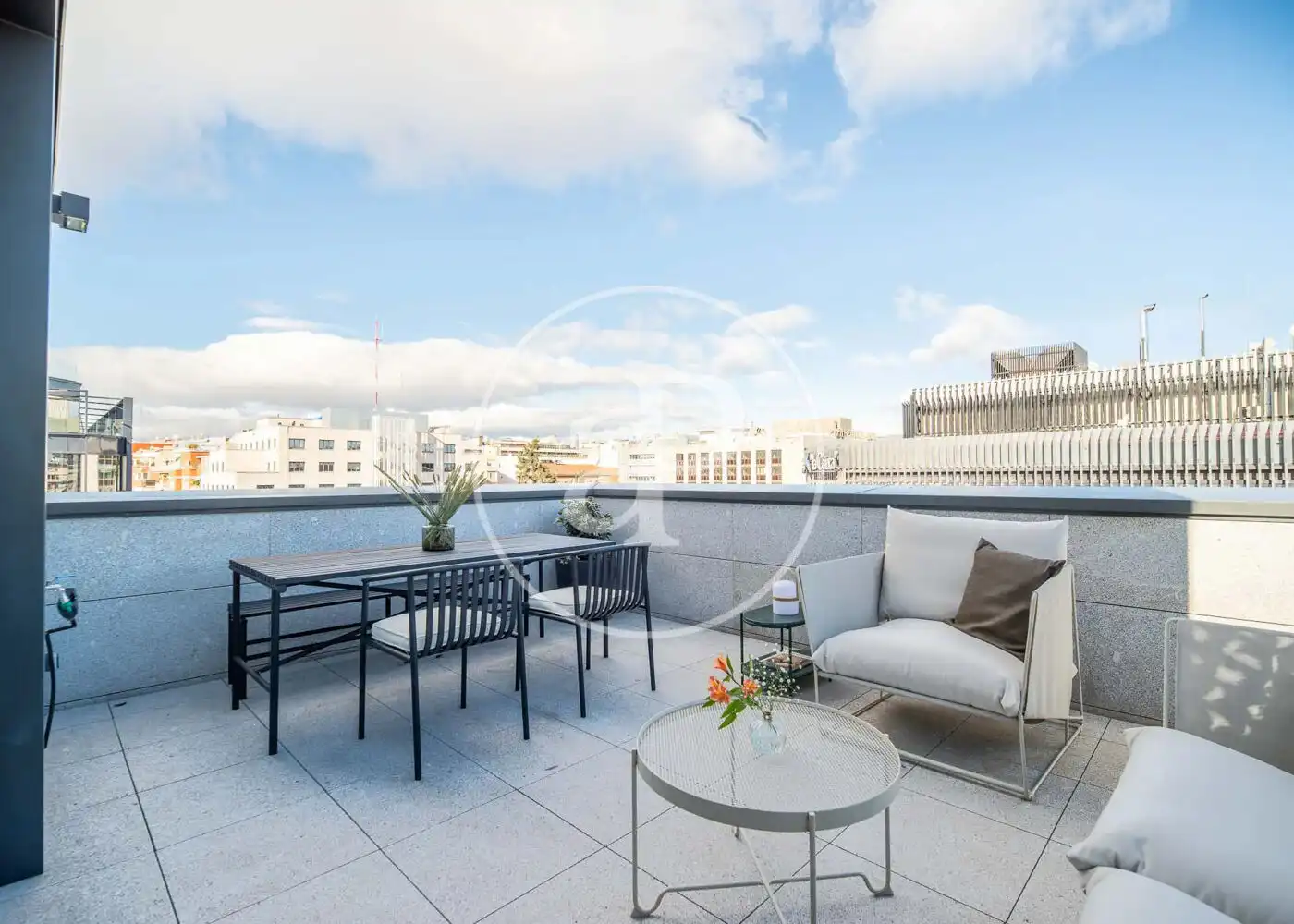 Terrace of Flat for rent in  Madrid Capital  with Air Conditioner, Heating and Terrace