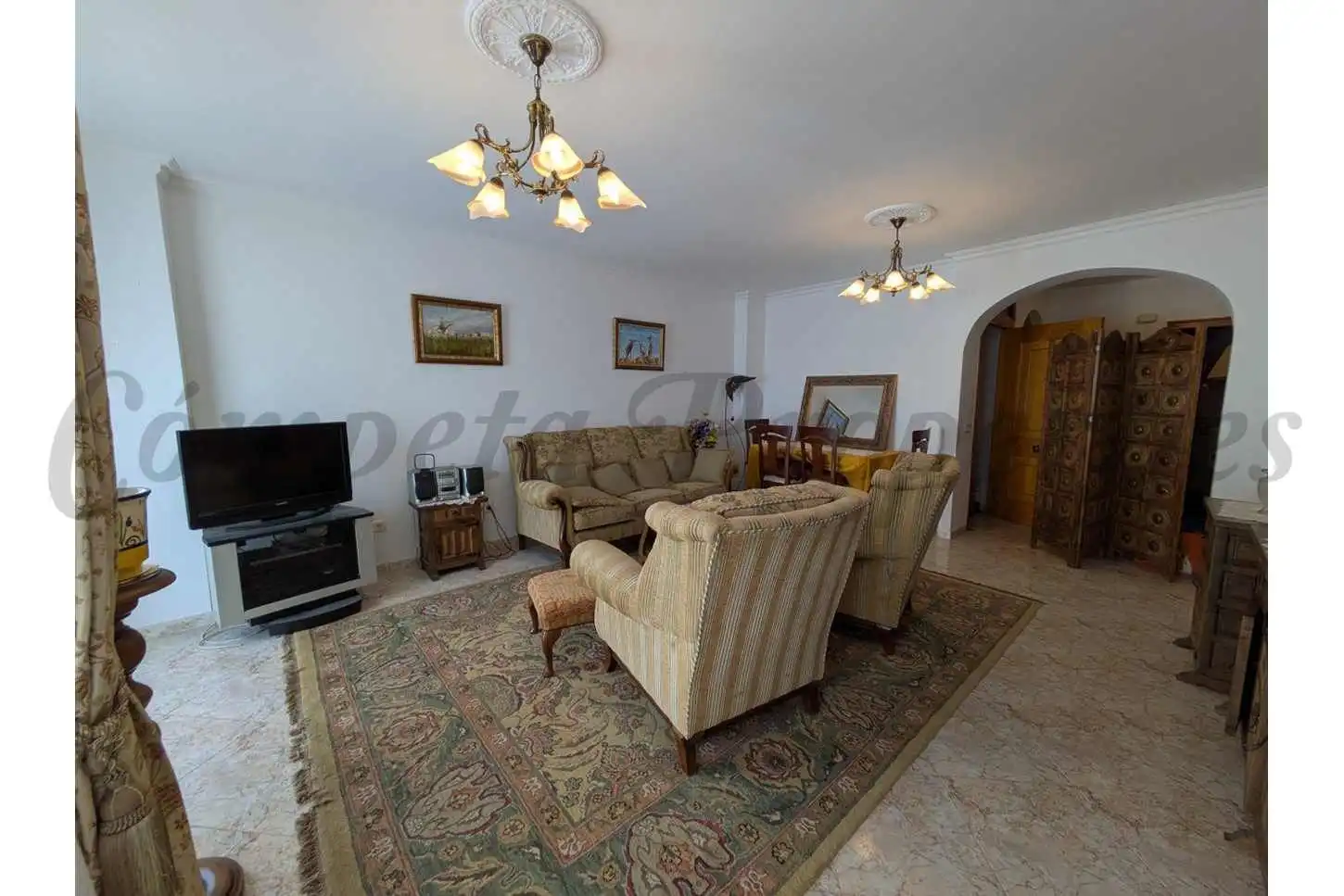 Sala d'estar de Casa o xalet en venda en Nerja amb Terrassa, Traster i Balcó