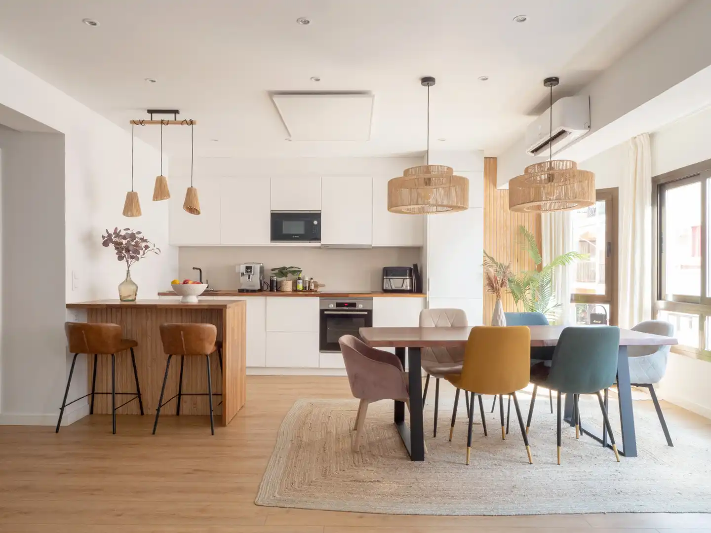Küche von Wohnungen zum Verkauf in  Palma de Mallorca mit Klimaanlage, Heizung und Terrasse