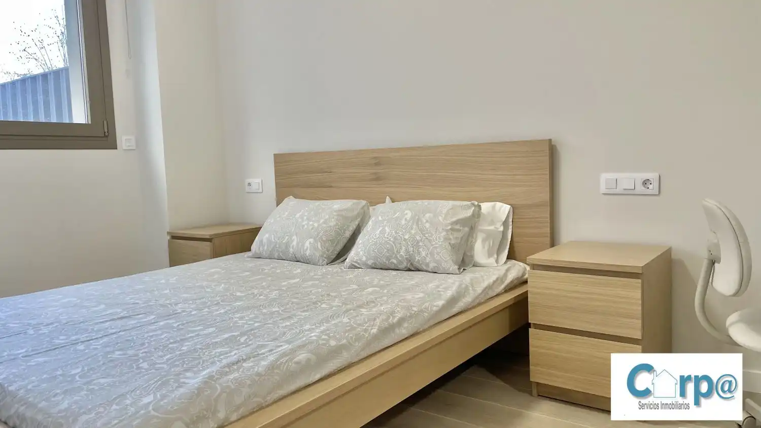 Schlafzimmer von Wohnung zur Miete in  Pamplona / Iruña mit Heizung, Terrasse und Abstellraum