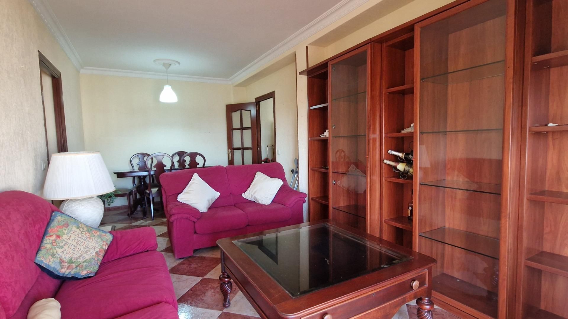 Living room of Flat for sale in Jerez de la Frontera  with Terrace, Furnished and Balcony