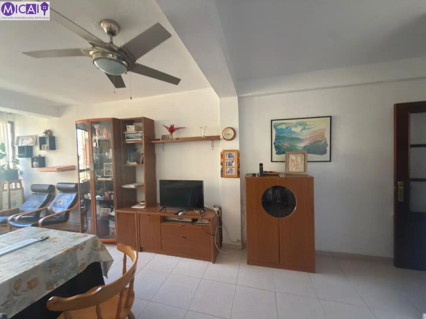 Sala de estar de Piso en venta en Cádiz con Terraza, Amueblado y Balcón