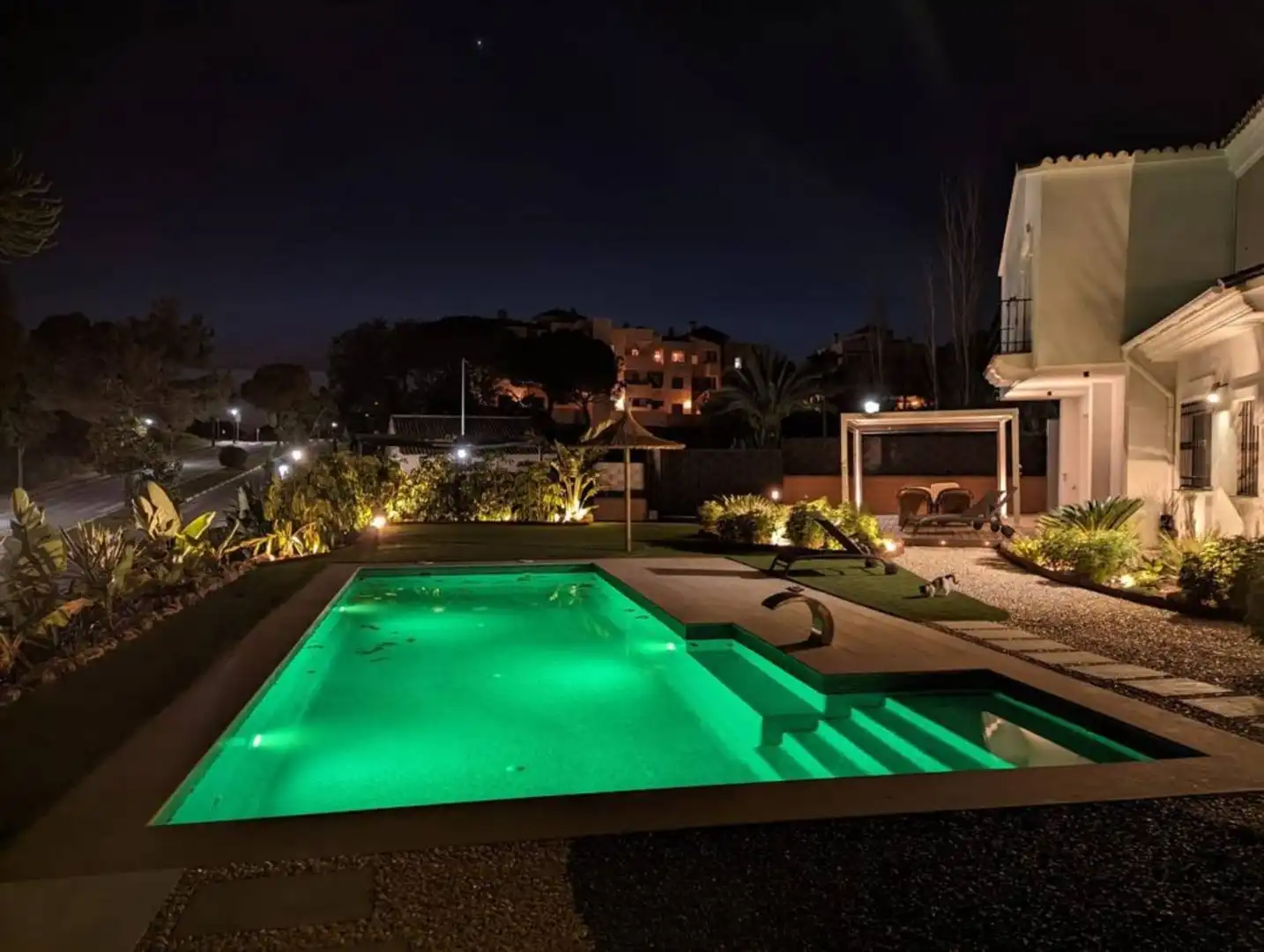 Piscina de Casa o xalet de lloguer en Marbella amb Terrassa