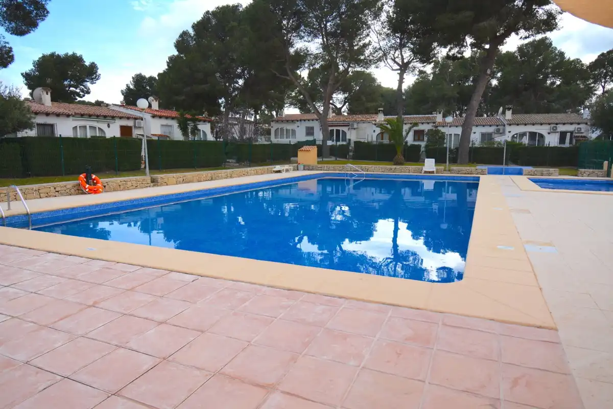 Swimming pool of Detached homes for sale in Moraira  with Air Conditioner and Community pool