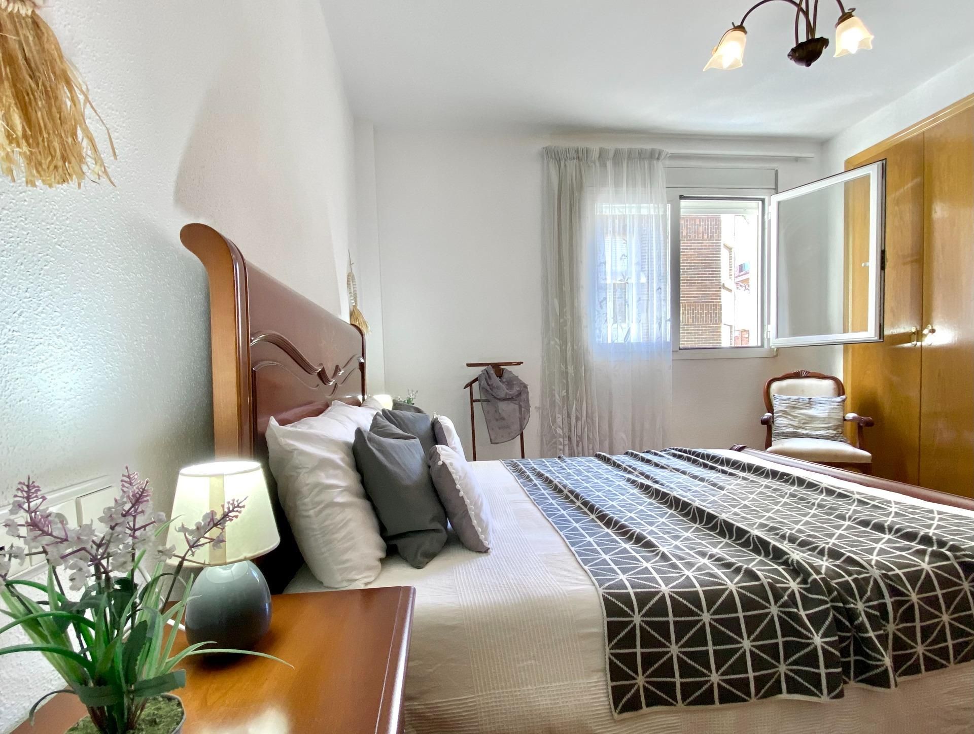 Bedroom of Flat for sale in Massamagrell  with Air Conditioner and Balcony