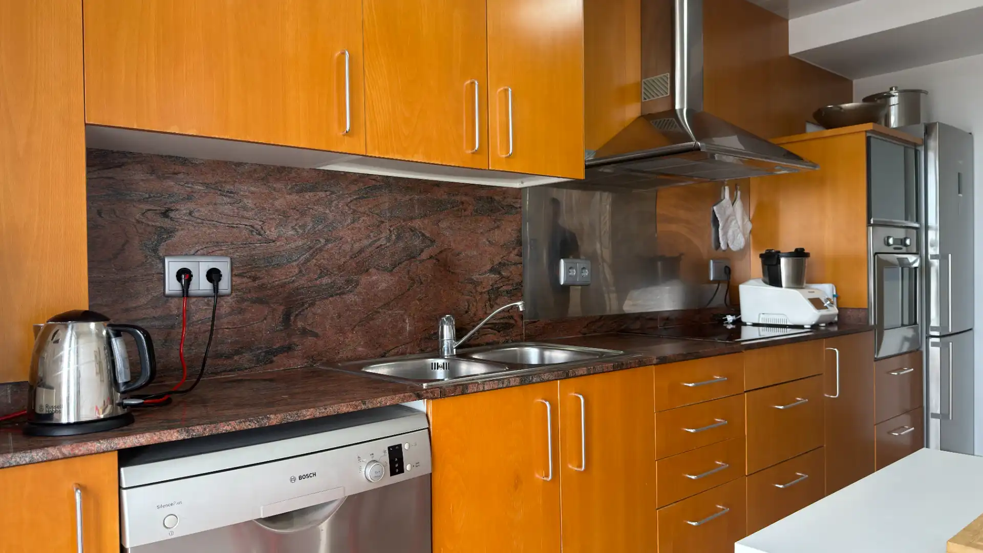Kitchen of Flat for sale in Terrassa  with Air Conditioner, Heating and Parquet flooring