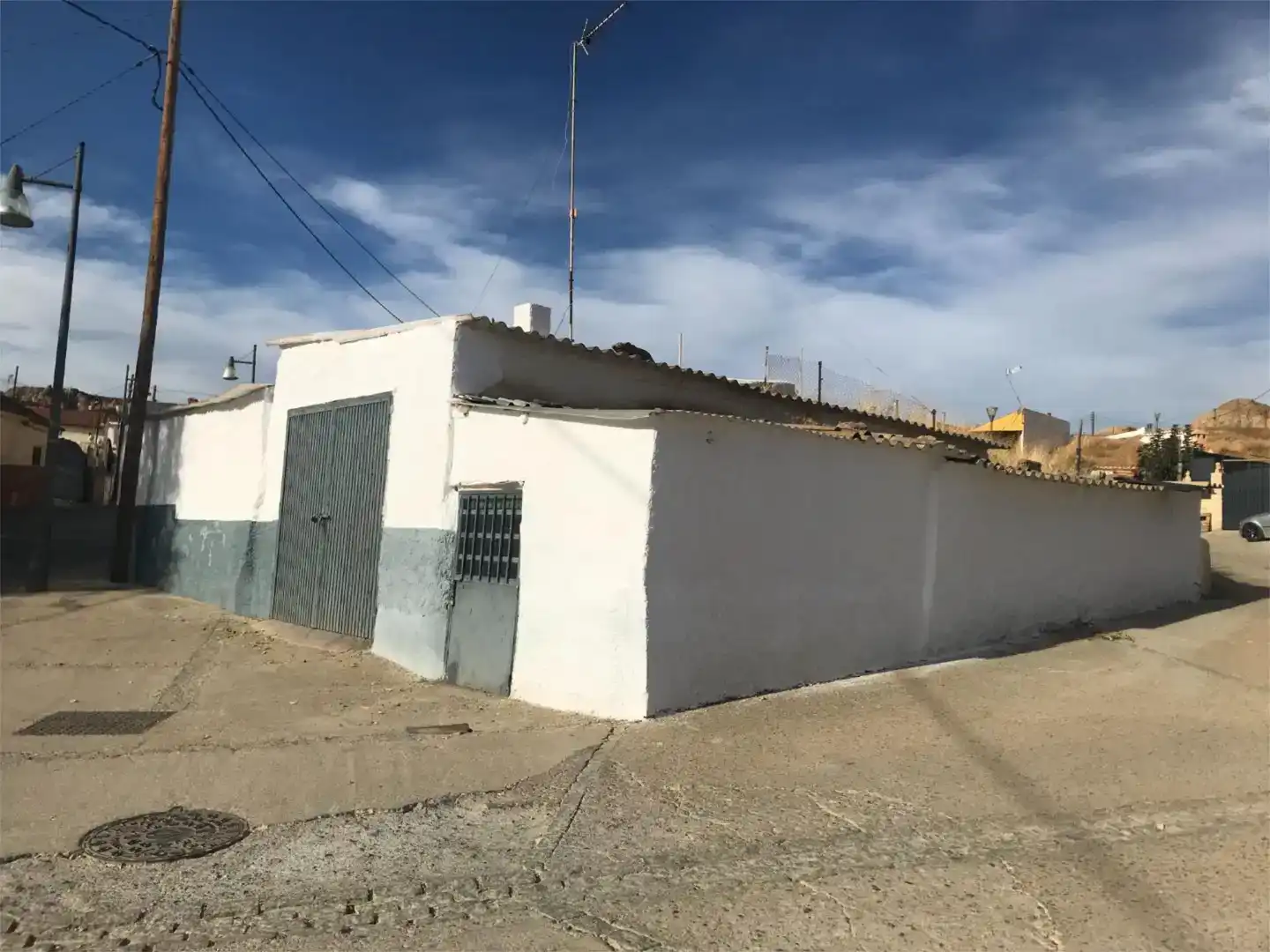 Vista exterior de Pis en venda en Guadix amb Aire condicionat, Jardí privat i Traster
