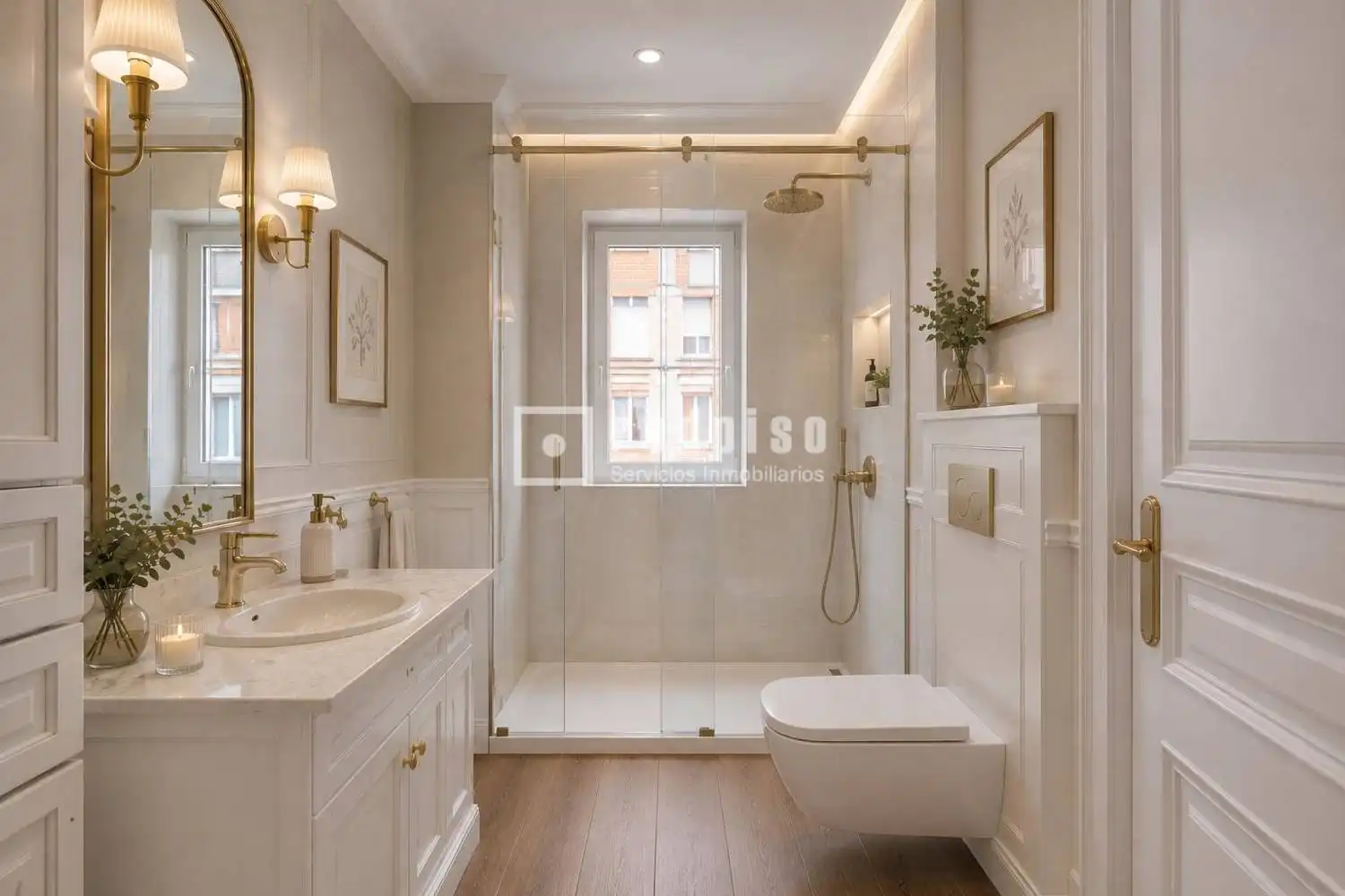 Baño de Piso en venta en Madrid con Calefacción, Parquet y Terraza