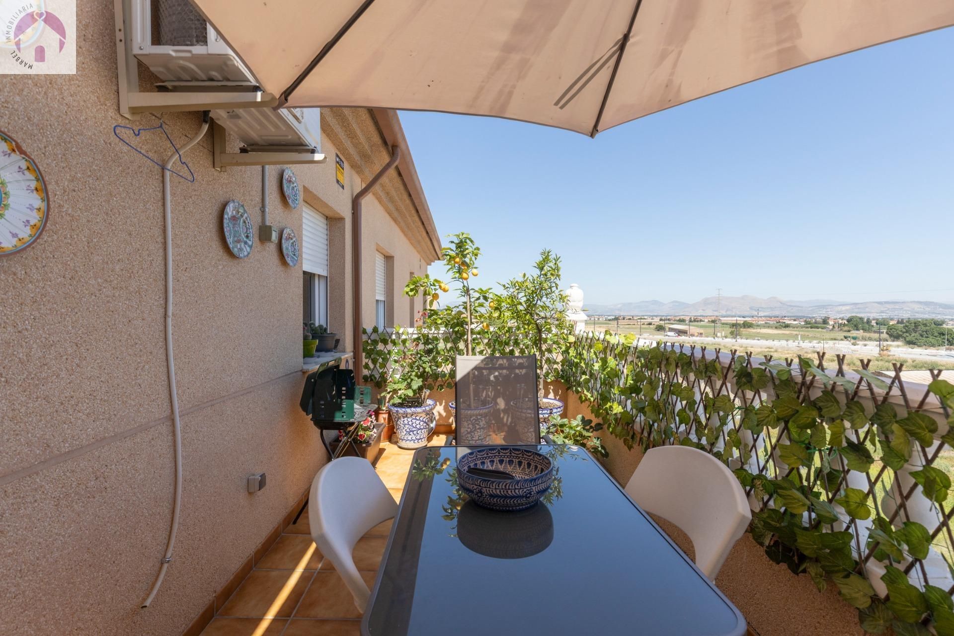 Terrasse von Wohnung zum verkauf in Las Gabias mit Klimaanlage, Terrasse und Abstellraum