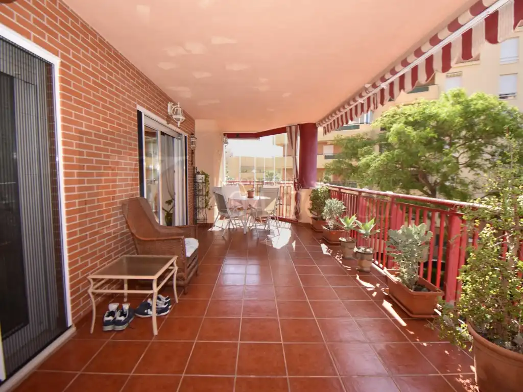 Terrace of Flat for sale in Fuengirola  with Air Conditioner, Private garden and Terrace