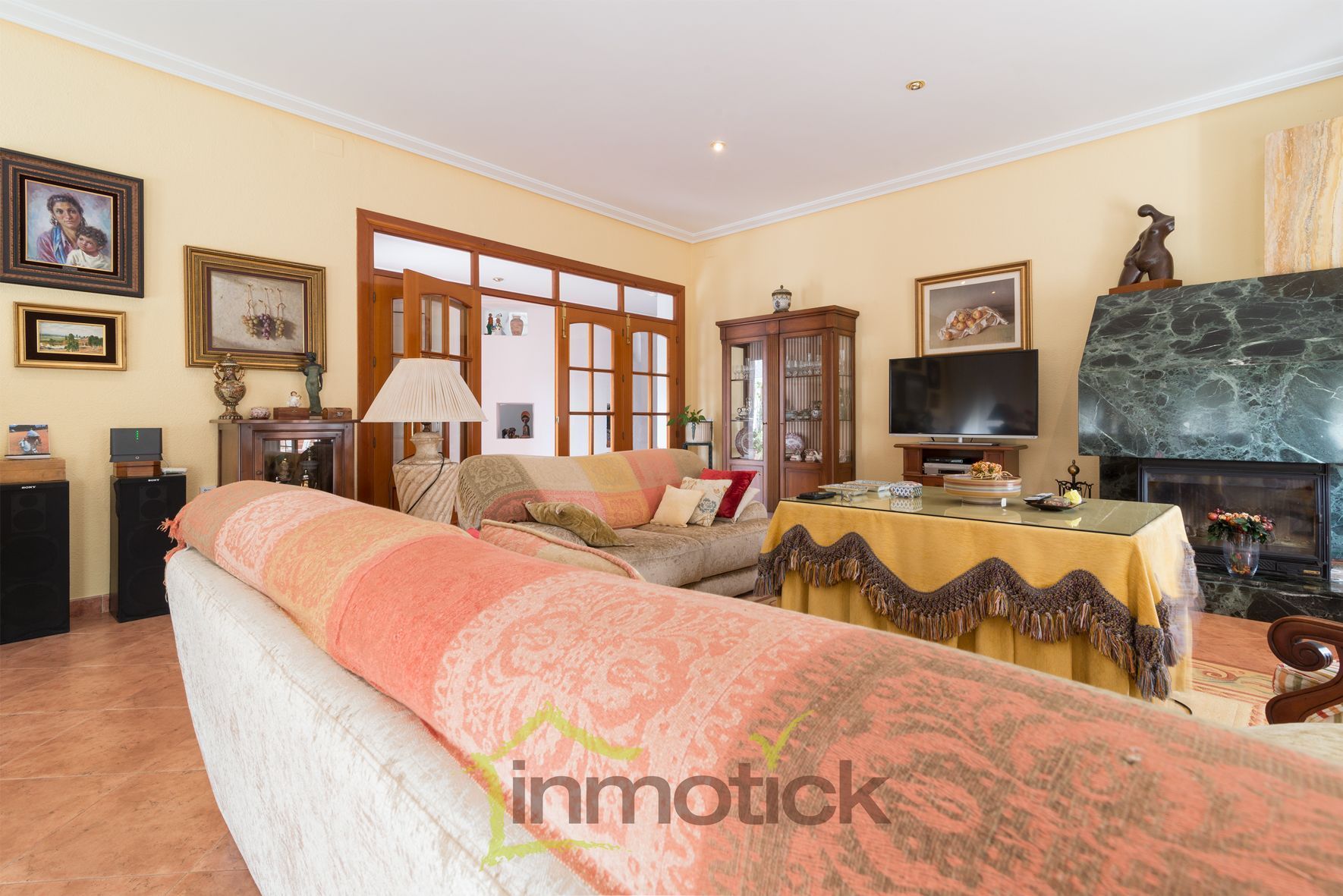 Sala d'estar de Casa o xalet en venda en  Huelva Capital amb Aire condicionat, Terrassa i Traster