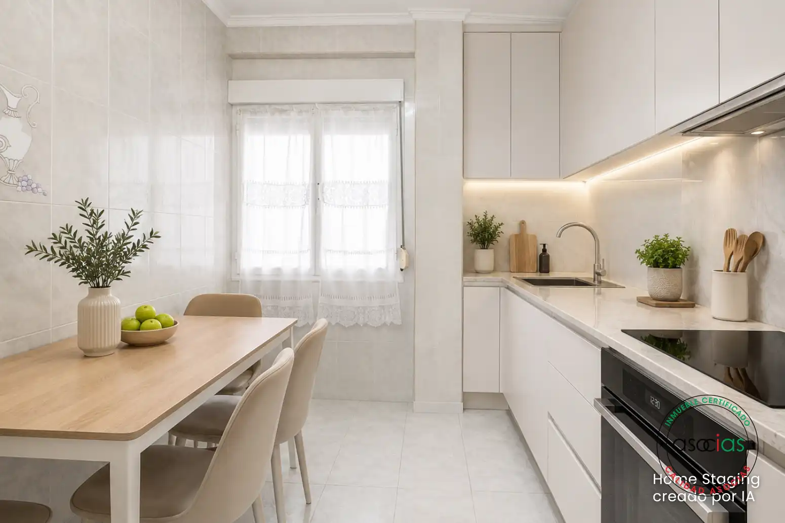 Kitchen of Flat for sale in Gijón   with Heating and Terrace