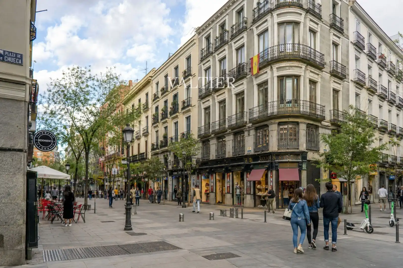 Exterior view of Flat for rent in Madrid  with Air Conditioner, Heating and Terrace