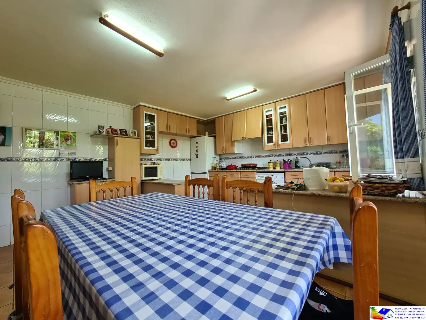 Cocina de Casa o chalet en venta en Fuente El Saz de Jarama con Aire acondicionado, Calefacción y Jardín privado