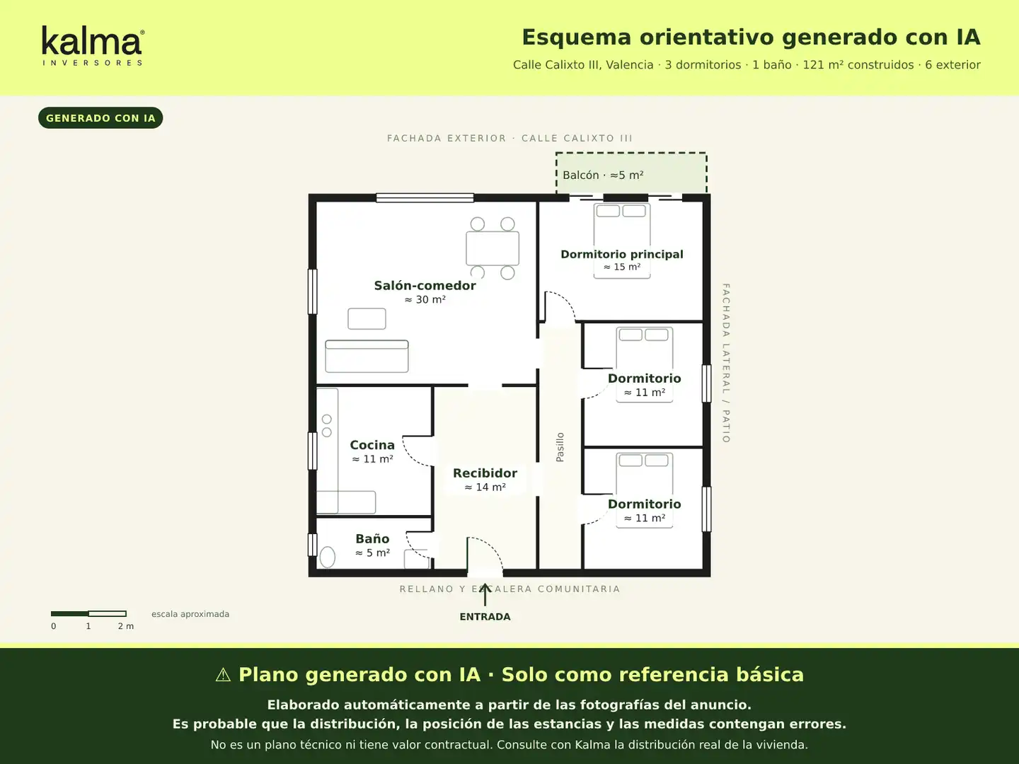 Appartement avec balcon à vendre à Carrer de Calixt III, imagen 49