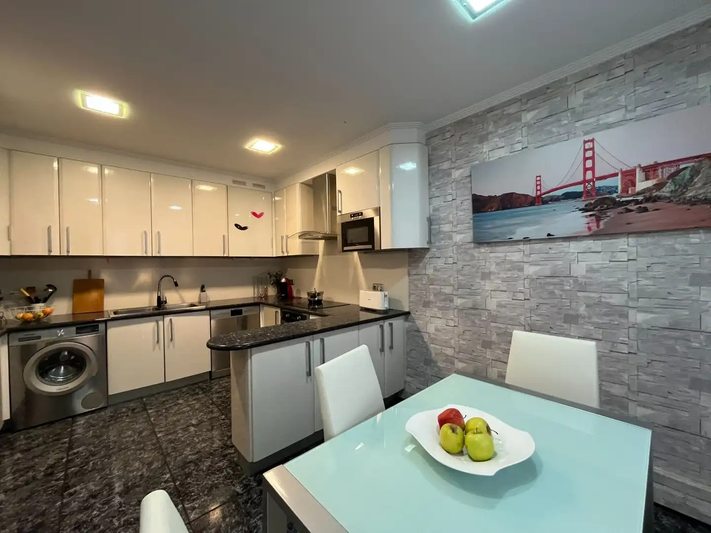 Cocina de Casa adosada en venta en Urnieta con Calefacción, Terraza y Trastero