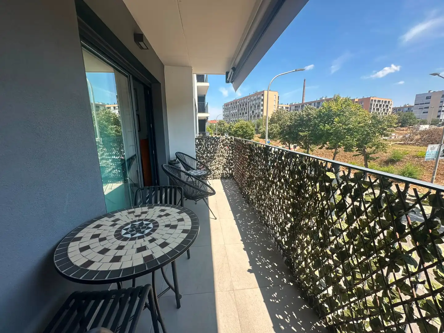 Terrace of Flat for sale in Girona  with Air Conditioner, Heating and Parquet flooring