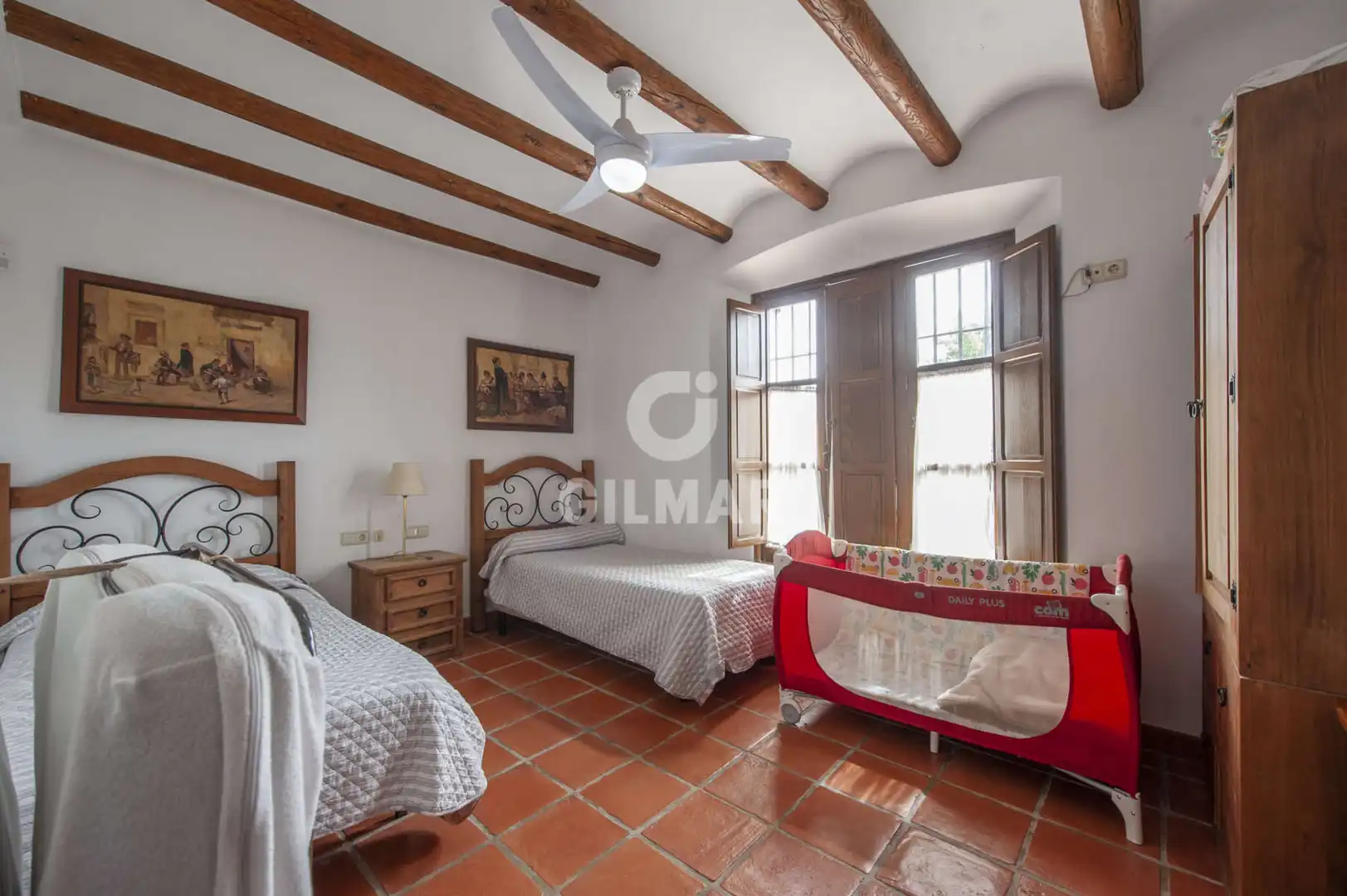 Bedroom of Houses for sale in Alcalá de Guadaira  with Heating, Swimming Pool and Furnished