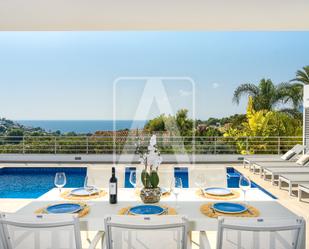 Terrassa de Casa o xalet en venda en Benissa amb Aire condicionat, Terrassa i Piscina